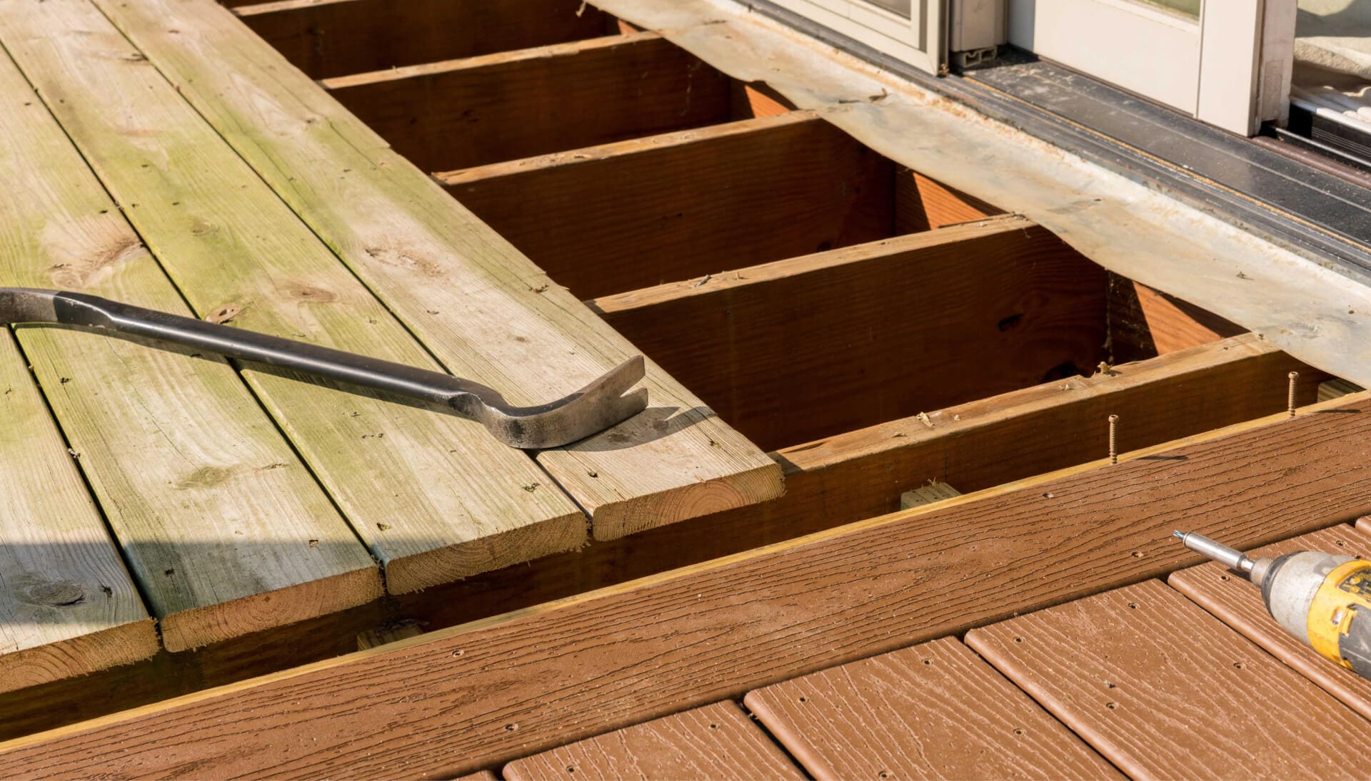 We offer the best deck repair services in Houston, TX